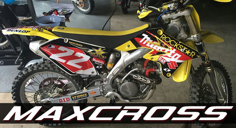 SUZUKI RM-Z 250 2007-2009' ROCKSTAR MAKITA STYLE